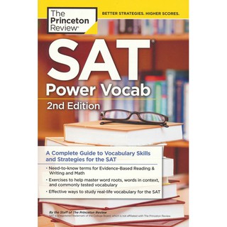 The Princeton Review SAT Power Vocab (Princeton Review Series) (2nd) [Paperback] หนังสือภาษาอังกฤษมือ1 (ใหม่) พร้อมส่ง