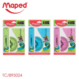 Maped ชุดไม้บรรทัดเรขาคณิต Twist n Flex TC/895024