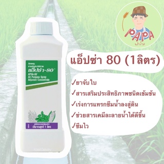 แอ็ปซ่า ยาจับใบขนาด 1 ลิตร สารเพิ่มประสิทธิภาพ สารจับใบ amway แอมเวย์ แอ็ปซ่า-80 แอปซ่า แอ๊ปซ่า สารเสริมประสิทธิภาพ