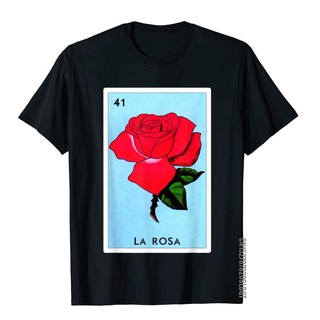 [COD]เสื้อยืด ผ้าฝ้าย พิมพ์ลาย La Rosa Mexican Lottery เข้ากับทุกการแต่งกาย สไตล์คลาสสิก สําหรับผู้ชาย