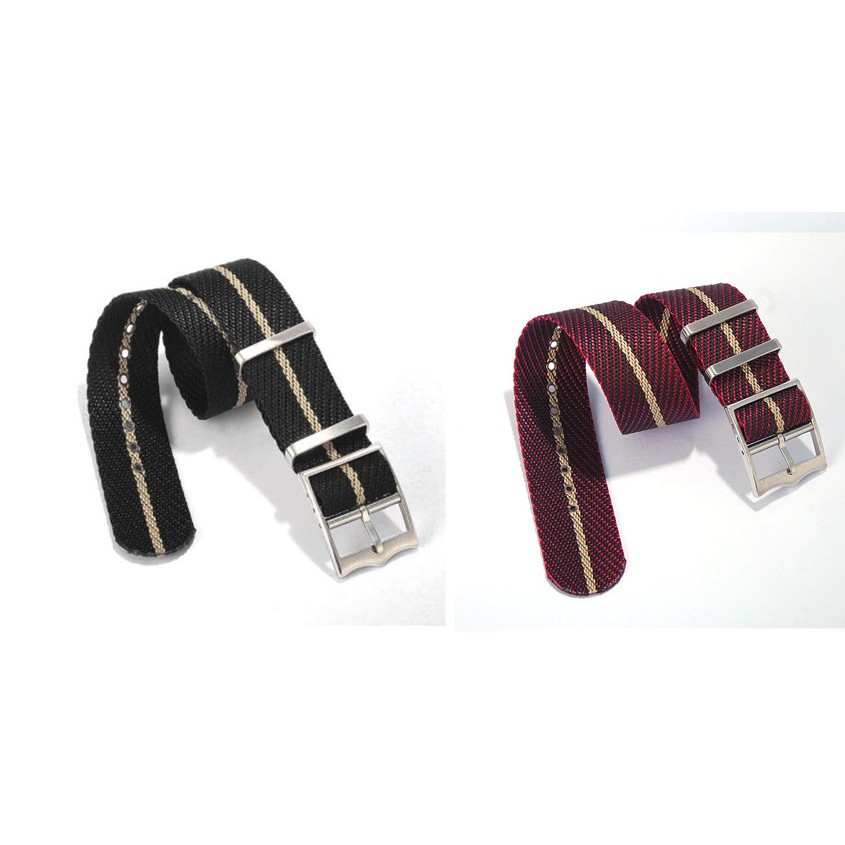 [[พร้อมส่ง]] สายนาฬิกา​ 22mm สายนาโต้​ single pass nato strap