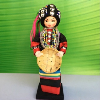 Small Hill tribe doll 8.5 “ ตุ๊กตาชาวเขา ชนเผ่าลาหู่ หรือมูเซอ