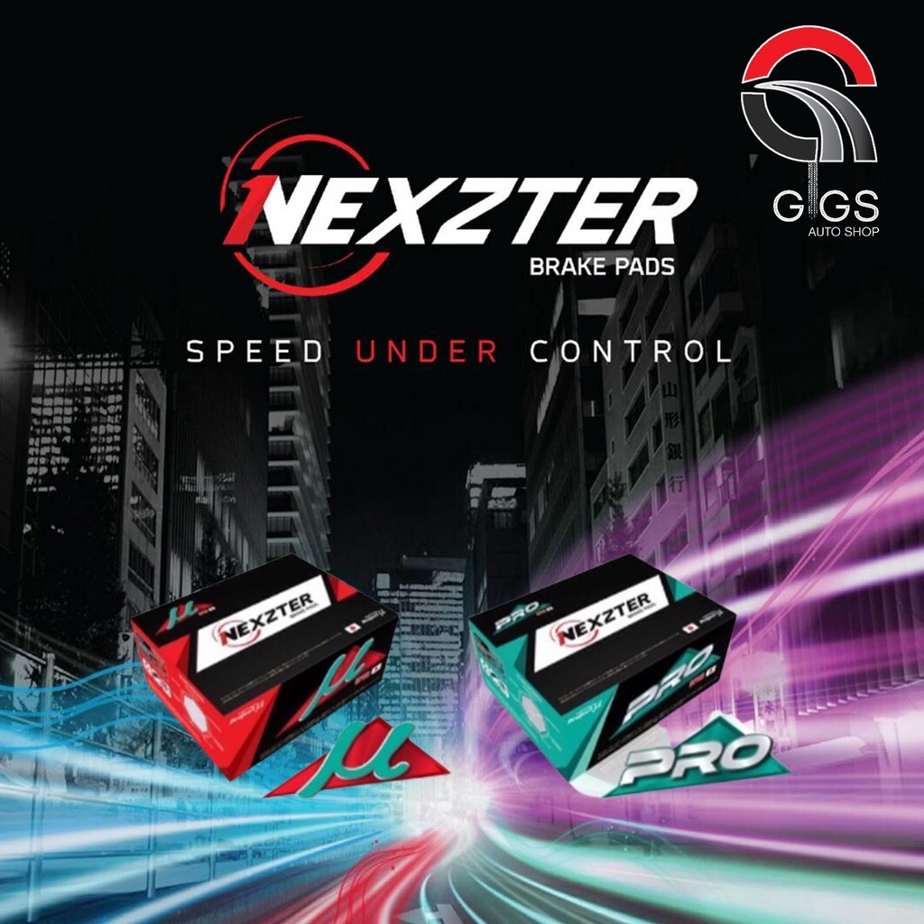 (ติดตั้งฟรี) Nexzter ผ้าเบรค Isuzu d-max dmax mu7 mu-x colorado trailbrazer