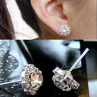 ต่างหู  Elegant เงา Rhinestones ear stud