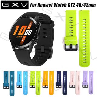ราคาสายนาฬิกาข้อมือซิลิโคน สีพื้น สําหรับ Huawei Watch GT 2E ขนาด 46 มม. 42 มม. และ GT2 Pro