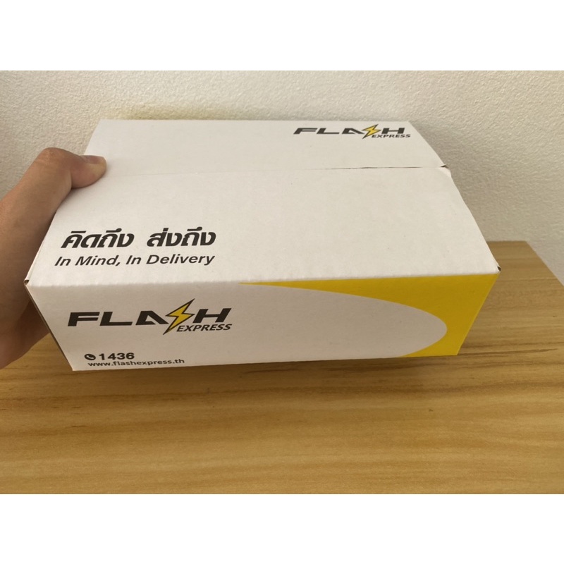 กล่องพัสดุแฟลช Flashแท้ ส่งพัสดุทั่วไทยราคาถูกไซส์Mini 1แพค10ชิ้น | Shopee  Thailand