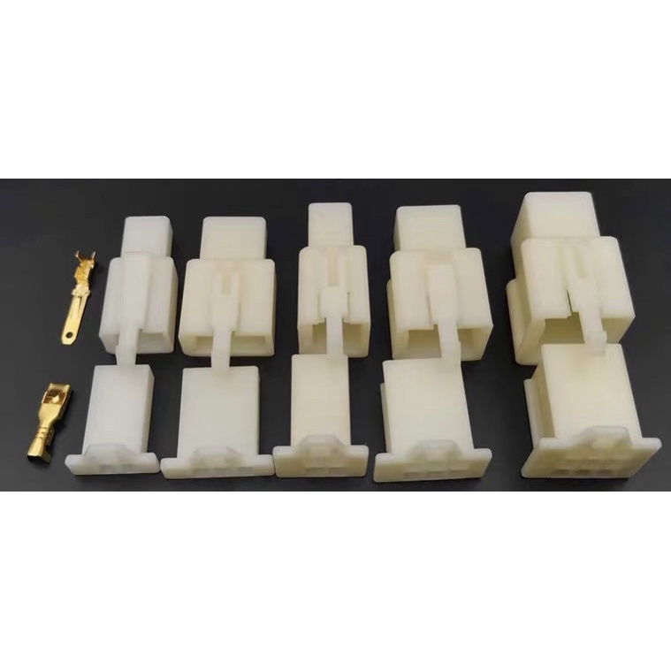 ปลั๊กเสริม2.8 วัสดุABS ผู้+เมียพร้อมพิน