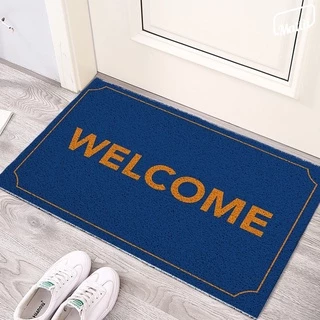 [ Mattii New Welcome ] พรมดักฝุ่น พรมเช็ดเท้า ใยดักฝุ่น พิมพ์ลาย สัมผัสนุ่ม ทำความสะอาดง่าย (ลายลิขสิทธิ์มีเฉพาะทางร้าน)