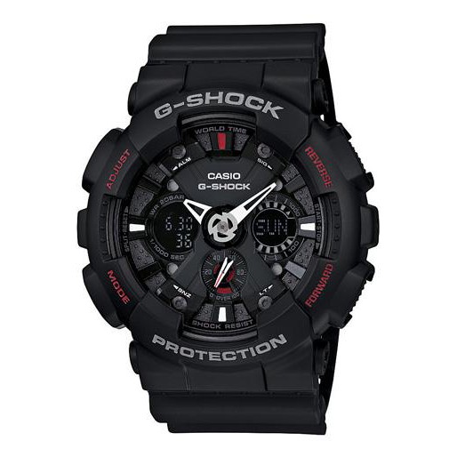 Casio G-Shock นาฬิกาข้อมือผู้ชาย สายเรซิ่น รุ่น GA-120-1A สีดำ