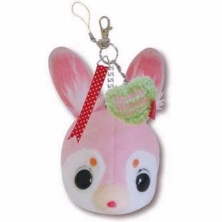 แท้ 100% จากญี่ปุ่น พวงกุญแจ Marble Mascot Cell Phone Charm (Usamaro Pink)