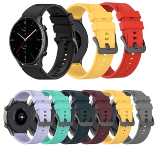 สายนาฬิกาข้อมือซิลิโคน 22 มม. สําหรับ Huami Amazfit GTR 2 3 4 47 มม. GTR 4 GTR2 GTR 2E GTR3 Pro