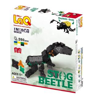 LaQ Stag Beetle ลาคิว ชุด ด้วงคีม ตัวต่อเสริมพัฒนาการ ผลิตในญี่ปุ่น สำหรับเด็กอายุ 5 ขวบขึ้นไป พัฒนาสมอง ทั้งซีกซ้ายแ...