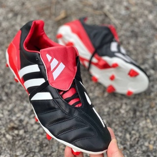 Adidas Predator Mania FG หนังแท้/ลิ้นพับมีสายรัด ⚡พร้อมของแถม⚡