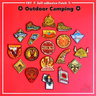 แผ่นสติ๊กเกอร์ Life Of Adventure มีกาวในตัวสําหรับตั้งแคมป์กลางแจ้ง 1ชิ้น