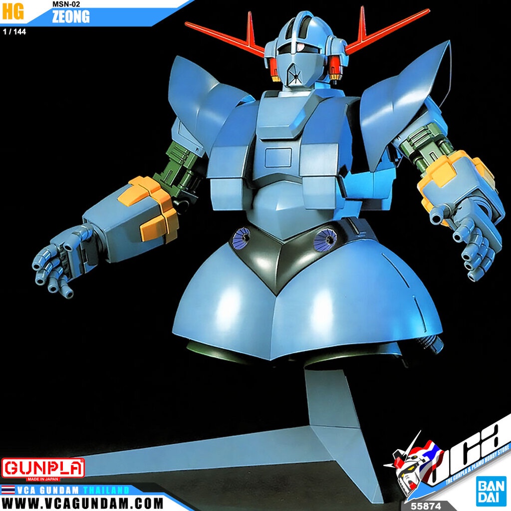 VCA 8️⃣ BANDAI GUNPLA HIGH GRADE HGUC HG 1/144 MSN-02 ZEONG GUNDAM ประกอบ หุ่นยนต์ โมเดล กันดั้ม กันพลา ของเล่น - รูปที่ 2
