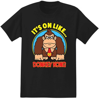 เสื้อยืดวินเทจ100%cotton เสื้อยืดผู้ชาย Nintendo Mens Video Game Shirt - Mario, Luigi, Zelda, Kirby, And Donkey Kong Vin