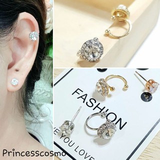 Set Earcuff cz5mm.+เกี่ยวคล้องหู