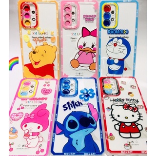 เคส TPU ใสการ์ตูน 6ลาย กันกล้อง สำหนับsamsung  ซัมซุง A52S A52 A03s  A02S  A53 A22  (5g)