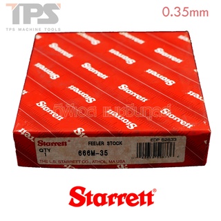 ฟิลเลอร์เกจแบบมิลลิเมตร ยาว 25 ฟุต หนา 0.35 มม. รุ่น 666M-35 STARRETT
