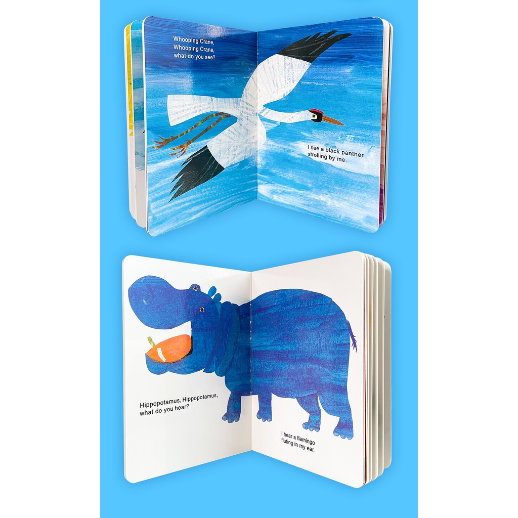 หมีขั้วโลกน้ำตาล / แพนด้า / เด็กหมีคุณเห็นอะไร? หนังสือกระดานหนังสือหนังสือสำหรับเด็กทารก Brown Bear Note:Velcro Sticker Book - รูปที่ 6