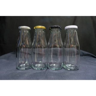 ขวดแก้วใส่น้ำผลไม้ 180ml และ 250ml พร้อมฝาเกลียว