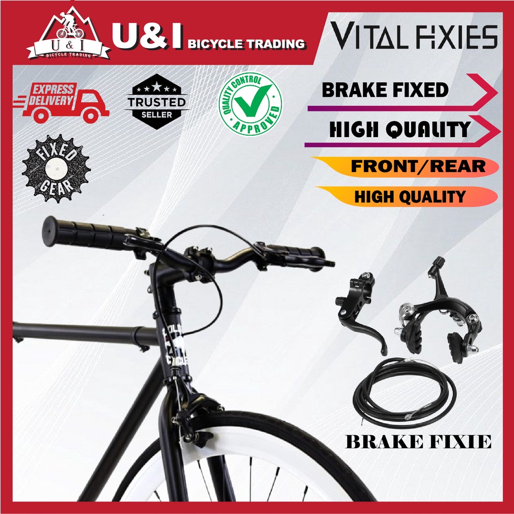 ชุดเบรก Alloy Fixie F/R Set Fixie Bike เบรคจักรยาน