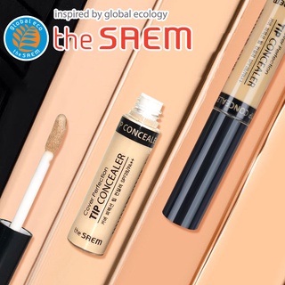 แท้100%❤️  The Saem คอนซีลเลอร์ Cover Perfection Tip Concealer SPF 28 PA++ 6.5g (เบอร์ #1/#1.5/ #2)