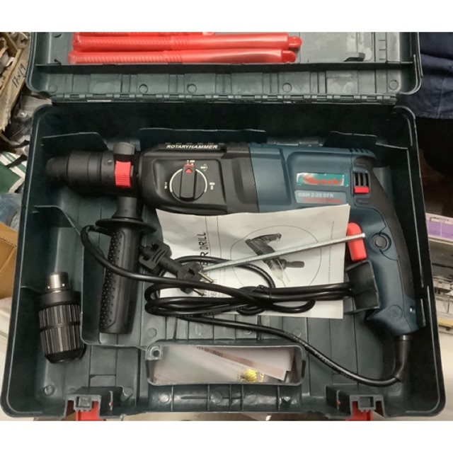 สว่านโรตารี่ 3 ระบบ 26 มม. MASAKI รุ่น MK-2-26 !!!1500W!!! รุ่นงานหนัก แถมเสื้อคอกลม 1ตัว