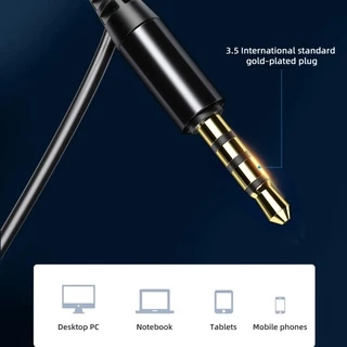 SPRISE M15 หูฟังแบบมีสายตัดเสียงรบกวนพร้อมไมโครโฟนโลหะเสียงสเตอริโอเบสหูฟังชนิดใส่ในหูสําหรับหูฟังสําหรับเล่นเกมมือถือ