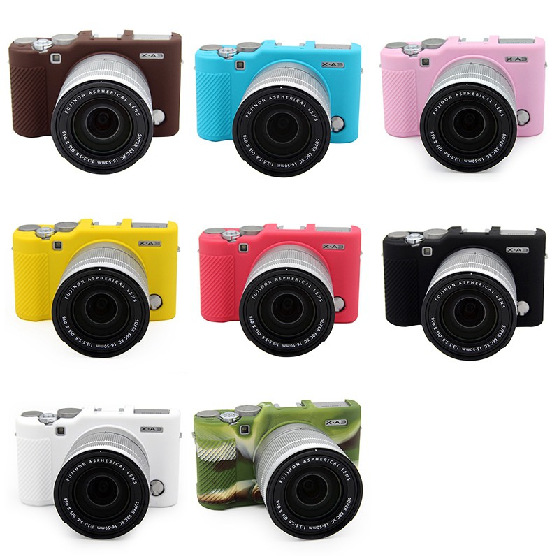 Fujifilm XA3 XA5 XA10 XA20 เคสซิลิโคนกล้องตัวป้องกันผิว