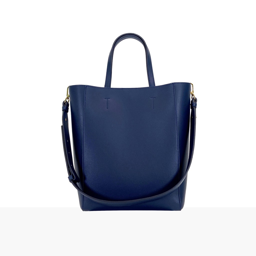 knack.bag -Tote bag (L) - Navy (สีกรม) กระเป๋าถือกระเป๋าสะพาย