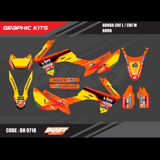 สติ๊กเกอร์วิบาก Honda CRF 250 L ทั้งคัน Graphic kit สติ๊กเกอร์เคลือบเงา สุดคุ้ม