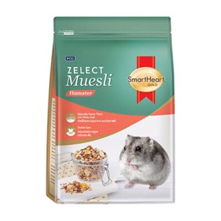 ขายดี ส่งไว อายุยาว Zelect Muesli SmartHeart gold 500g อาหารหนูแฮมสเตอร์ Exp.12/2023