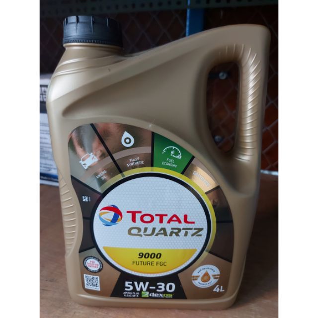 น้ำมันเครื่องสังเคราะห์แท้ 5W30 QUARTZ9000 API SN Plus,ILSAC GF-5