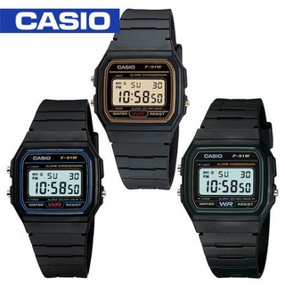 🎇🎇 Casio แท้ 100% นาฬิกาข้อมือช/ญ รุ่น F-91W [รับประกัน 1 ปี]