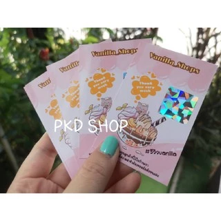 สติ๊กเกอร์ตัวขูด ทำบัตรขูด ฉลากลุ้นรางวัล ซ่อนตัวเลข 10 ดวง/ชุด