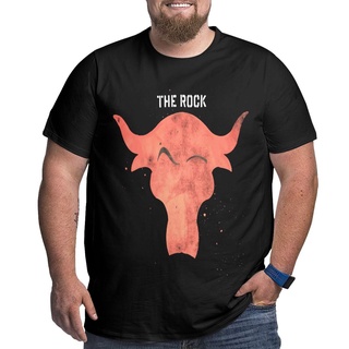 เสื้อยืดคอกลม พิมพ์ลาย Wwe The Dewayne Johnson Distressed Bull โอเวอร์ไซซ์ ของขวัญวันเกิด สําหรับผู้ชาย คุณแม่