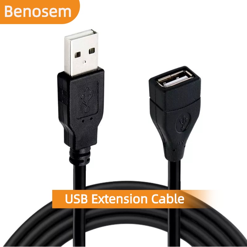Benem 1.5M USB 2.0 Extension Cable Data Male To Female Cable Extender