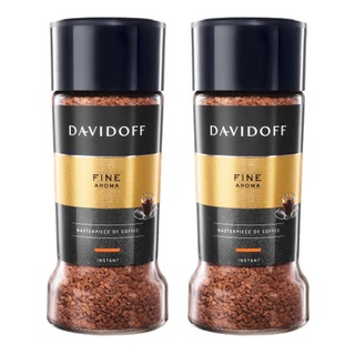 Davidoff Cafe Fine Aroma แดวิดอฟฟ์ คาเฟ่ ไฟท์ อโรม่า กาแฟสำเร็จรูป 100g. (แพคคู่)