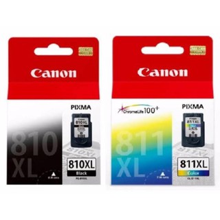 ตลับหมึก Canon 810 XL- BK + 811 XL-CL ของแท้