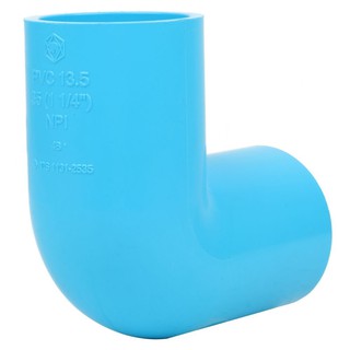 Joints ELBOW 90 PVC SOCKET SCG 1 1/4" LIGHT BLUE Pipe fitting Water supply system ข้อต่อ ข้องอ 90-หนา SCG 1 1/4 นิ้ว สีฟ