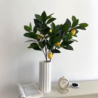  nnshop [พรีออเดอร์] ช่อมะนาว lemon branch ดอกไม้ปลอม ผลไม้ปลอม ตกแต่งบ้าน