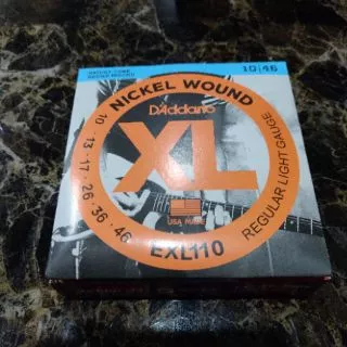 🎸สายกีตาร์ไฟฟ้า0.09และ0.10🔥ราคาถูก คุณภาพดี🔥 D'addario EXL🎉บริการเก็บปลายทาง