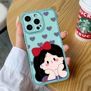 Tecno Pova 2 Spark 5 6 7 7T Air Go 2020 สำหรับ TPU Cartoon Snow White เคส เคสโทรศัพท์ เคสมือถือ Full Cover Shockproof Cases