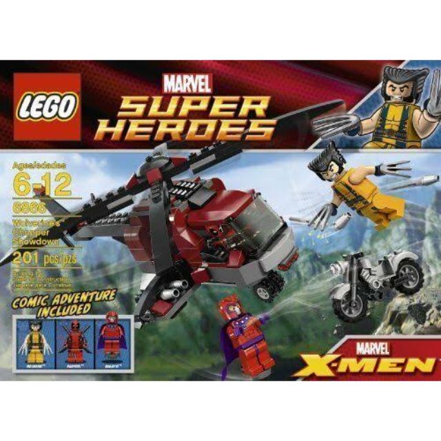 Lego 6866 เลโก้ Set 6866 Deadpool WOLVERINE’S CHOPPER SHOWDOWN-Marvel Super Heroes ของใหม่ ของแท้ ไม