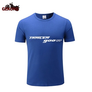 เสื้อยืดผ้าฝ้ายพิมพ์ลายขายดี เสื้อยืดแขนสั้น คอกลม พิมพ์ลาย Yamaha Tracer 900 Gt สําหรับผู้ชาย