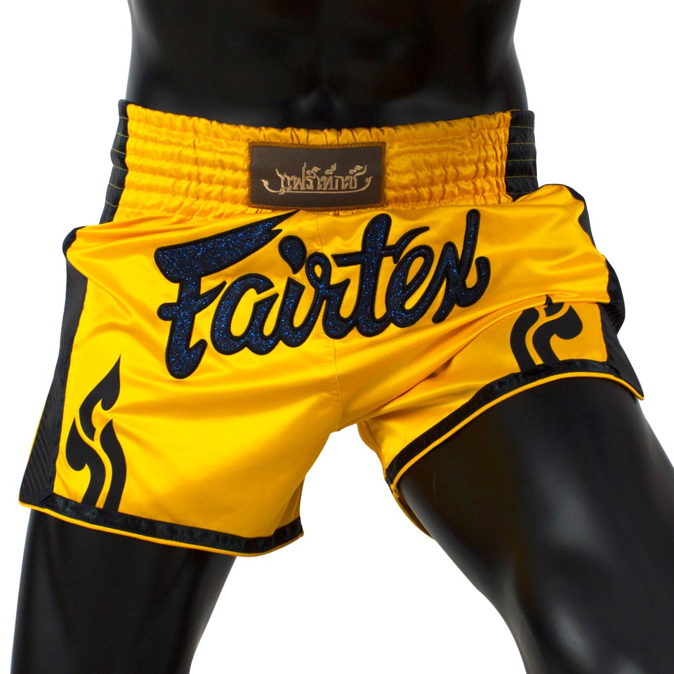 Fairtex Yellow Shorts Thai Style แฟร์แท็ค