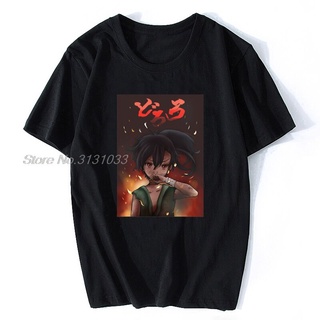 Dororo - Dororo Print Cotton Funny T Shirts Dororo Men Fashion Cotton Tshirt Anime Tees Harajuku Streetwearเสื้อยืด