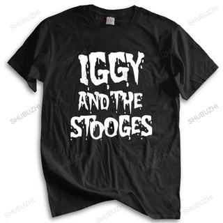 ถูกสุดๆมาใหม่ เสื้อยืดลําลอง แขนสั้น พิมพ์ลาย IGGY and the STOOGES สําหรับผู้ชาย ไซซ์ Euro TOPS