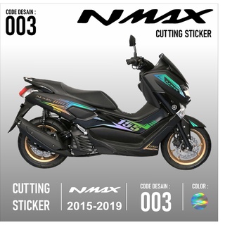 สติกเกอร์ตัด Nmax - อุปกรณ์เสริมรถจักรยานยนต์ Yamaha Nmax Old Nmax Old Scotlet 2015 2016 2017 2018 2019 MC03